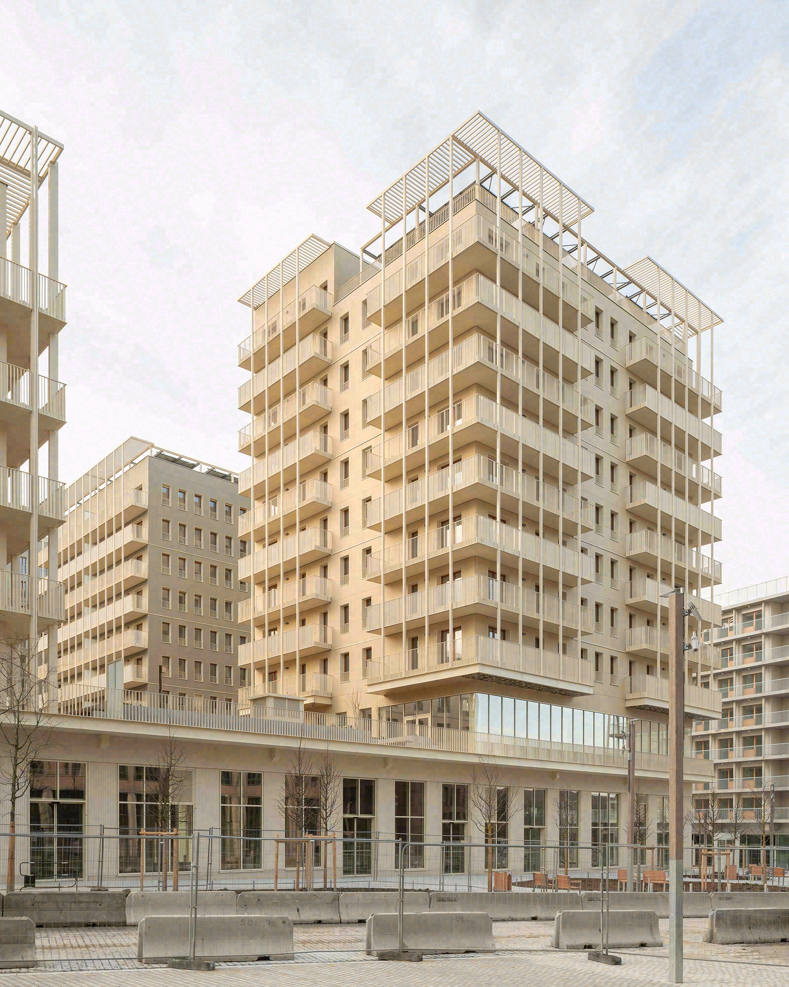 运动员村 E2B 地段丨法国丨CoBe Architecture & Paysage-43