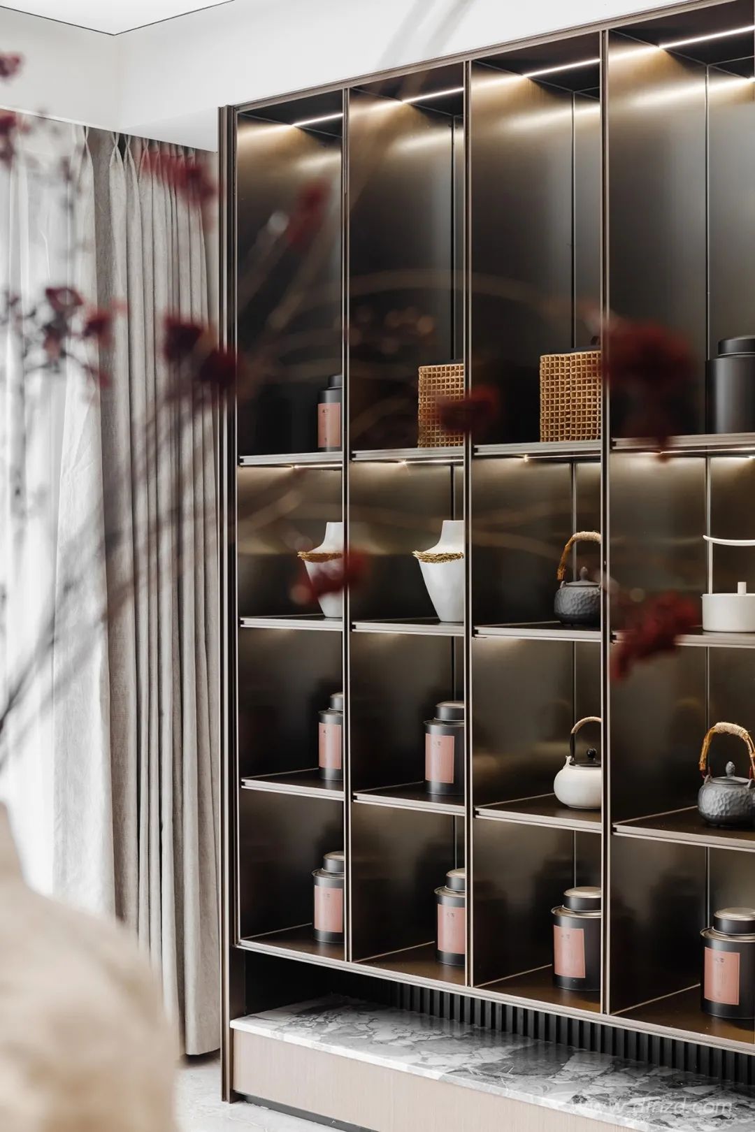 艺术无界,生活有声——烟台中海万锦洋房下叠样板间设计-38