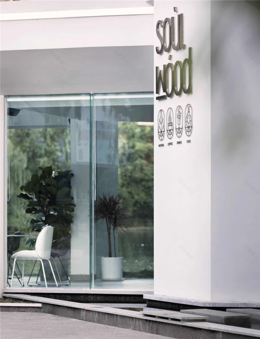 成都湖畔树屋餐厅 | 现代浪漫的白色空间-14