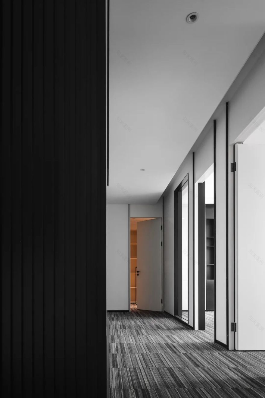 绍兴万里进出口办公空间 | 黑与白的隐喻世界-149