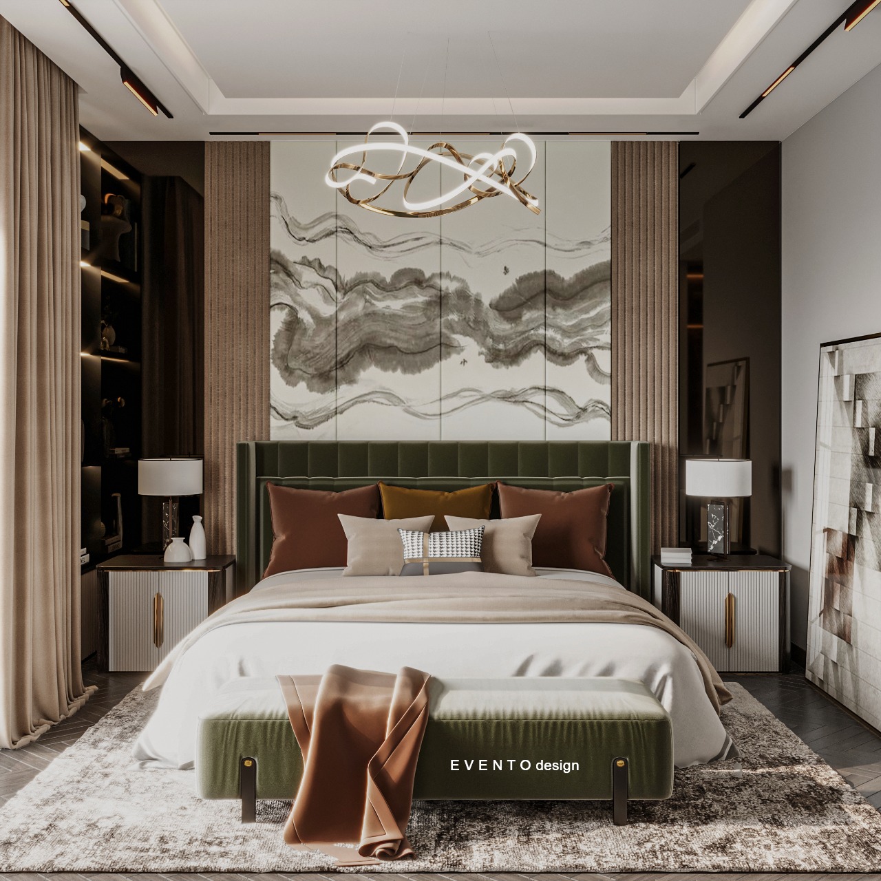 Bed room with dressing-0