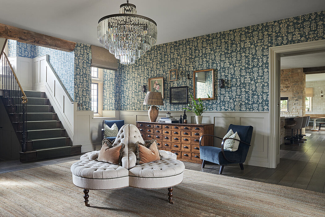 科茨沃尔德农舍丨英国牛津丨Stephen Fletcher Architects-3