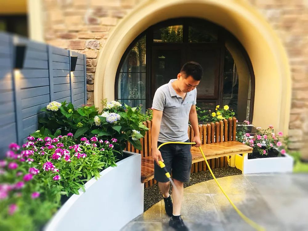 北京天竺新新家园现代风格花园设计-36