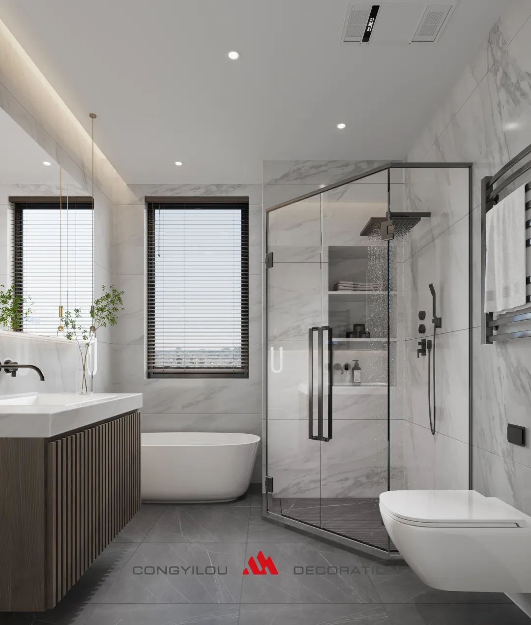 都市摩卡 · 现代轻奢 140㎡的完美蜕变丨中国南昌丨丛一楼·全案-25