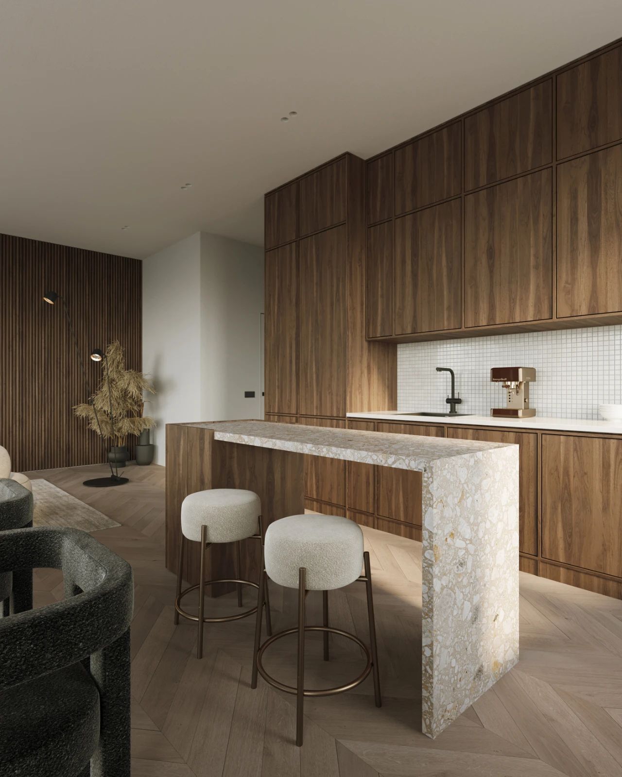 120㎡白色简约空间设计丨Ganzha Ilya-9