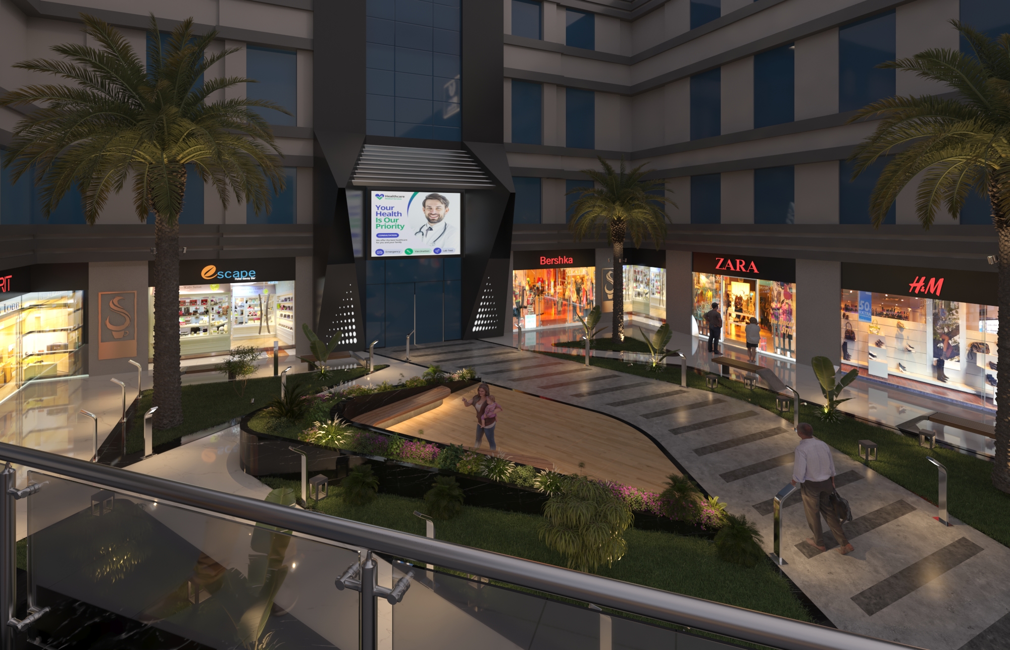 U.M.C Entrance landscape Design-7