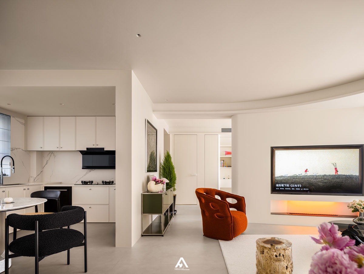 自带清凉感的家,淡彩绿意丨南昌阿鹤设计-4