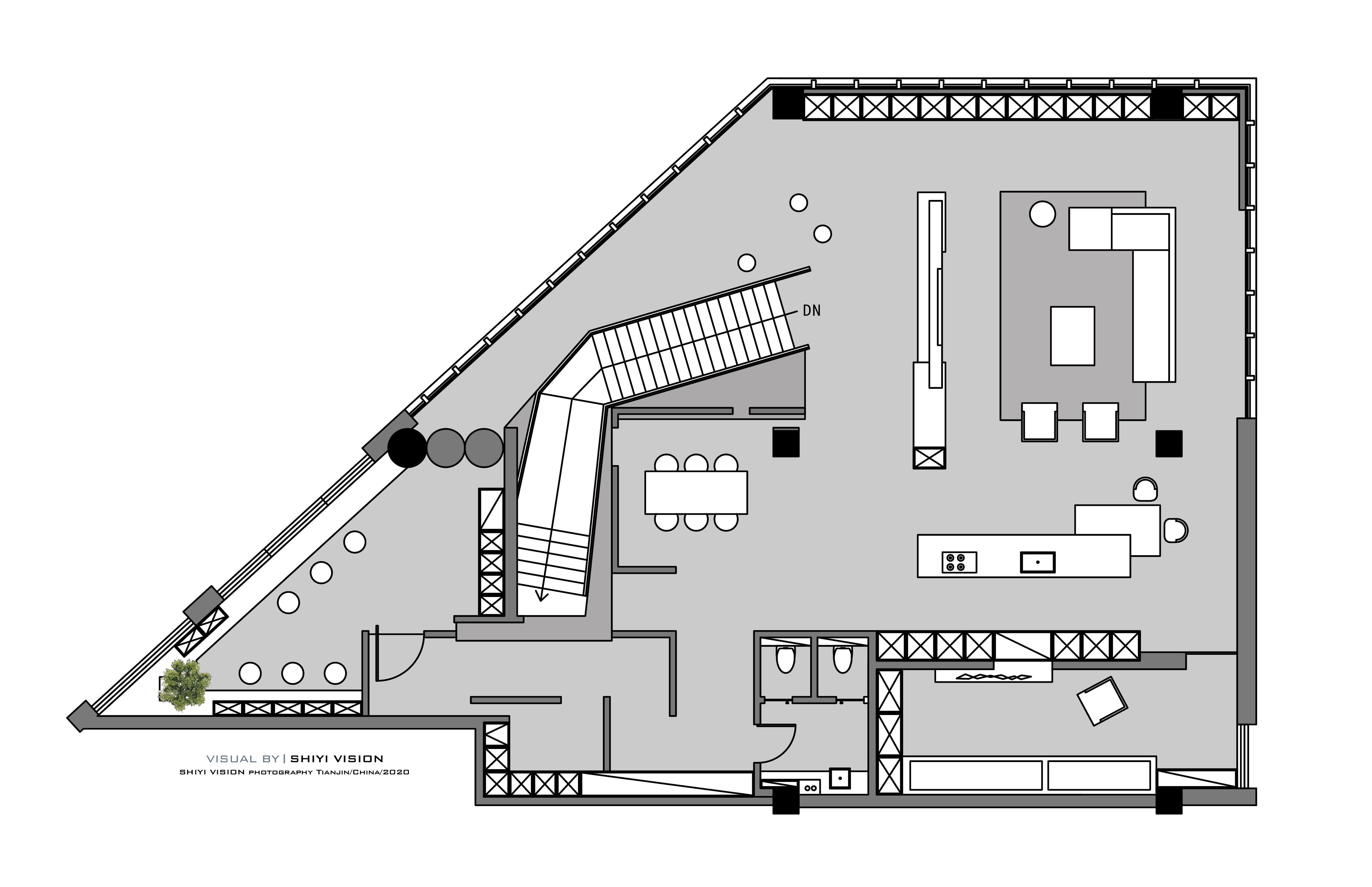 平行展厅的 3D 视觉艺术-3