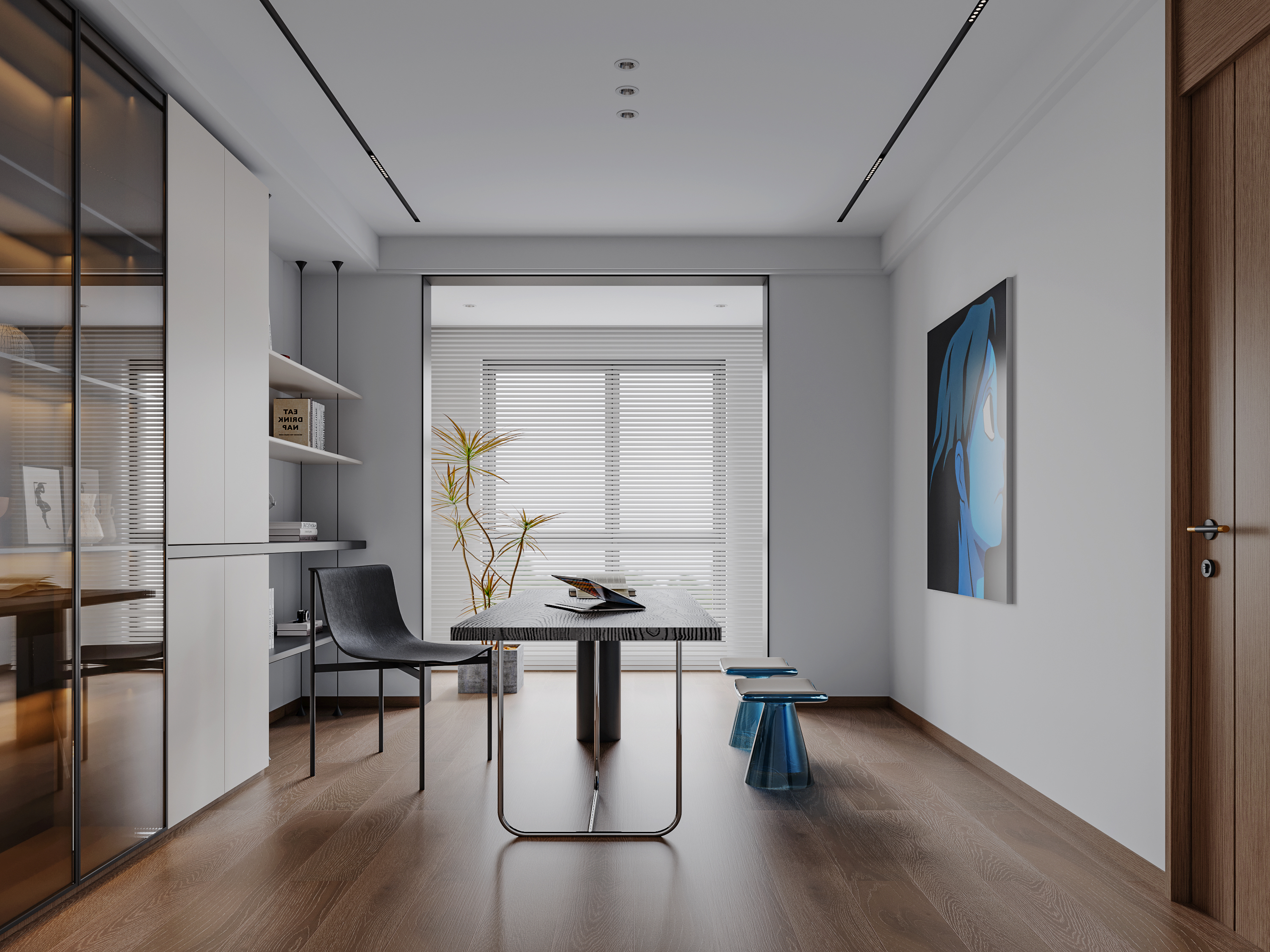 现代简约样板间-20