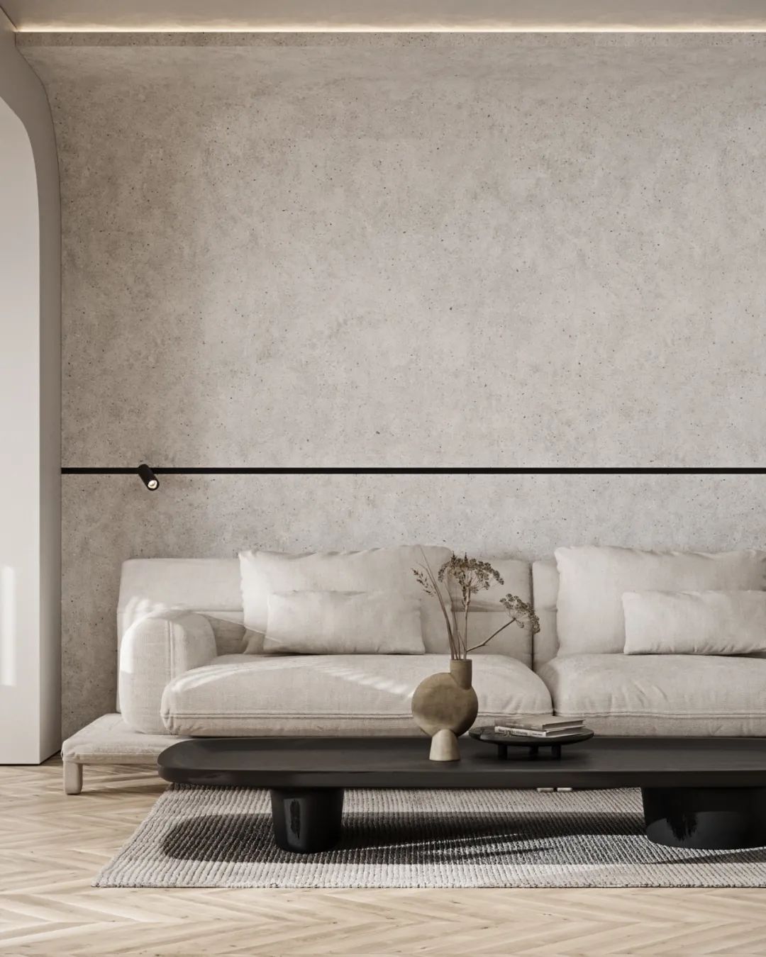 简约原木|艺术气息的三口之家丨Roman Lutsenko-23