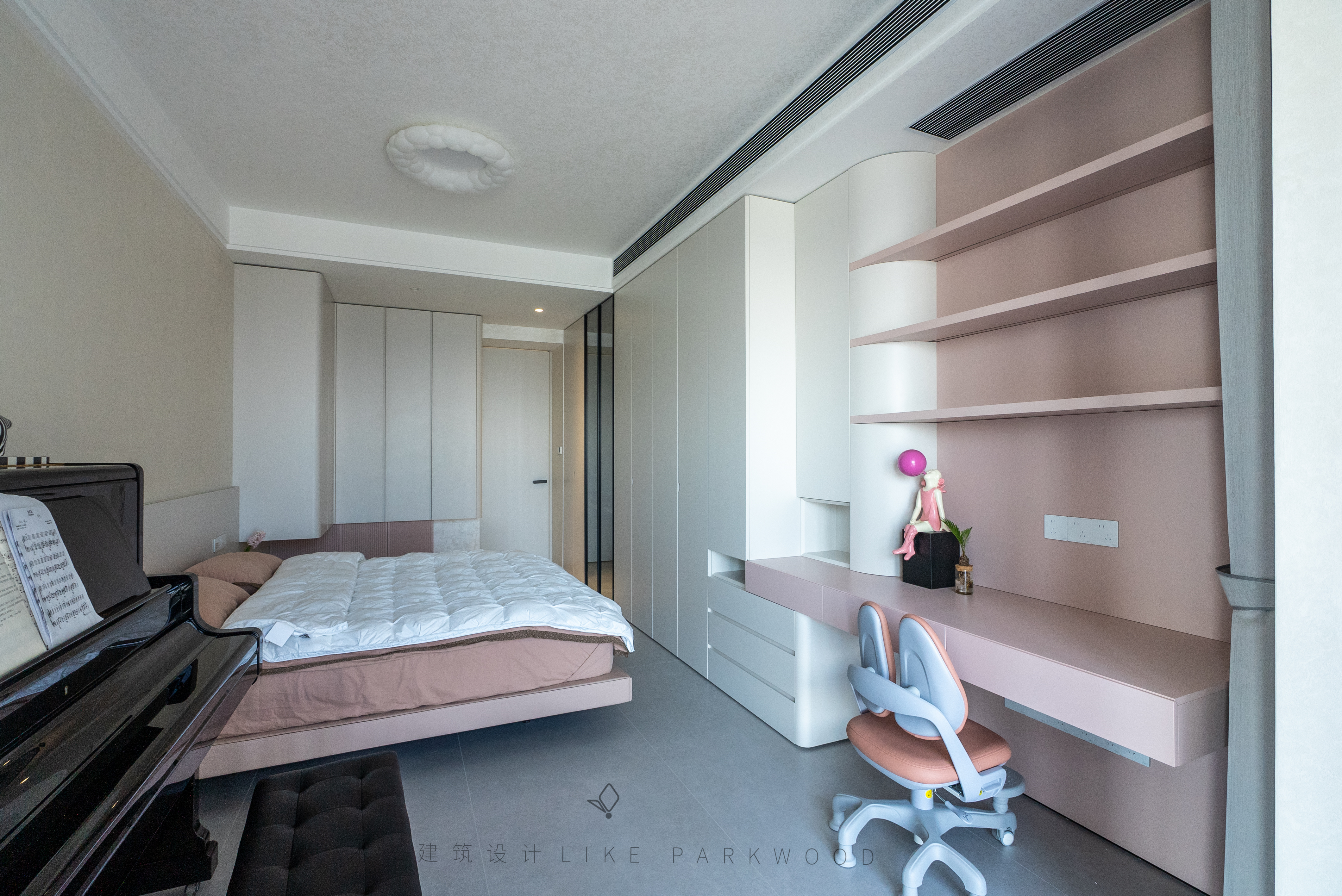 木二设计|298平极简滨江平层-30