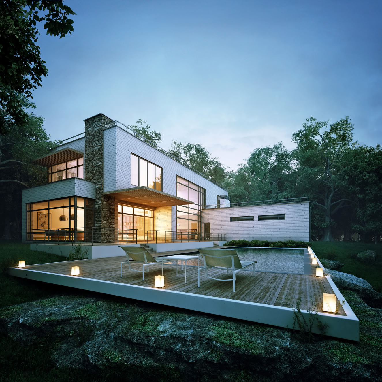 [别墅]山间别墅 精品效果-5