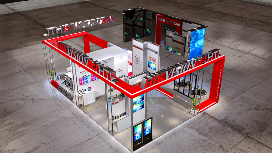 海康威视和 HTL 于 2023 年海湾信息技术展-18