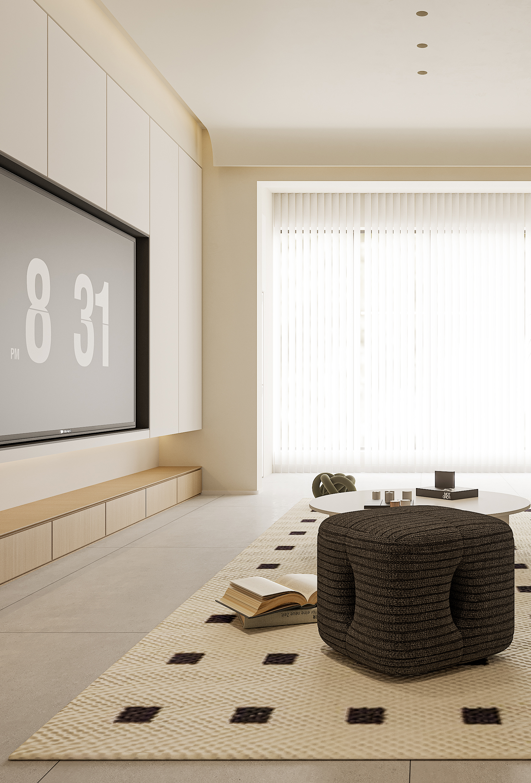 极简 I 奶油 I 郑州碧桂园 I 精装改造-5