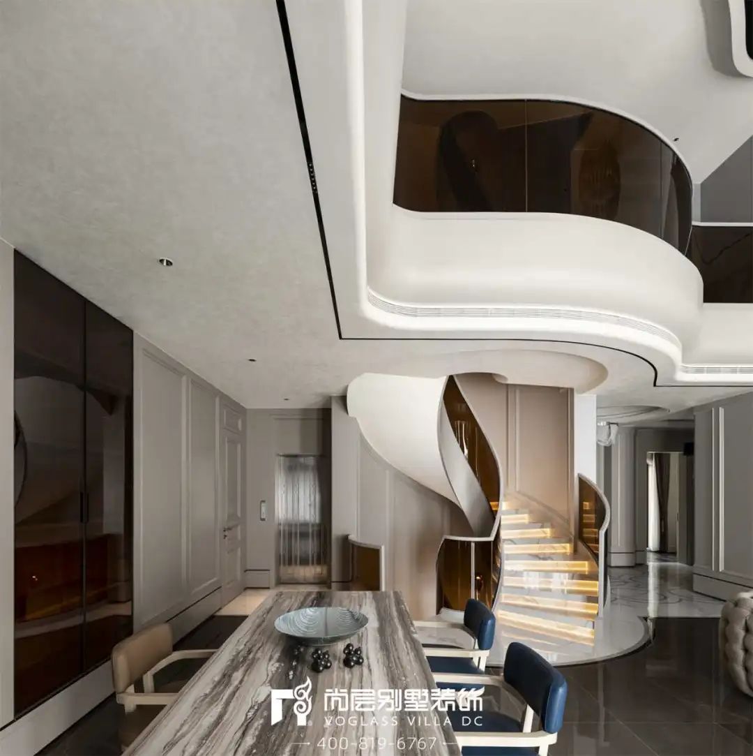 尚层装饰×棕榈泉 | 350㎡现代别墅设计，向往舒适自在的生活-44