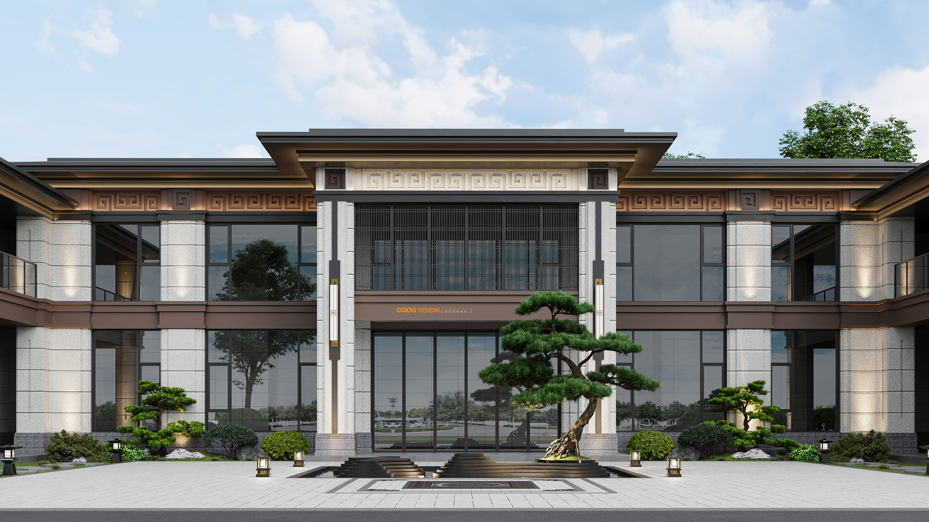 2022 年中下旬工装效果图表现作品丨靠背视觉-101