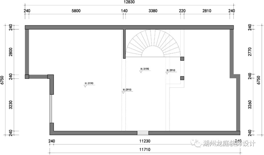 富力城现代简约排屋 | 精致半圆弧楼梯，开放式影音空间-85