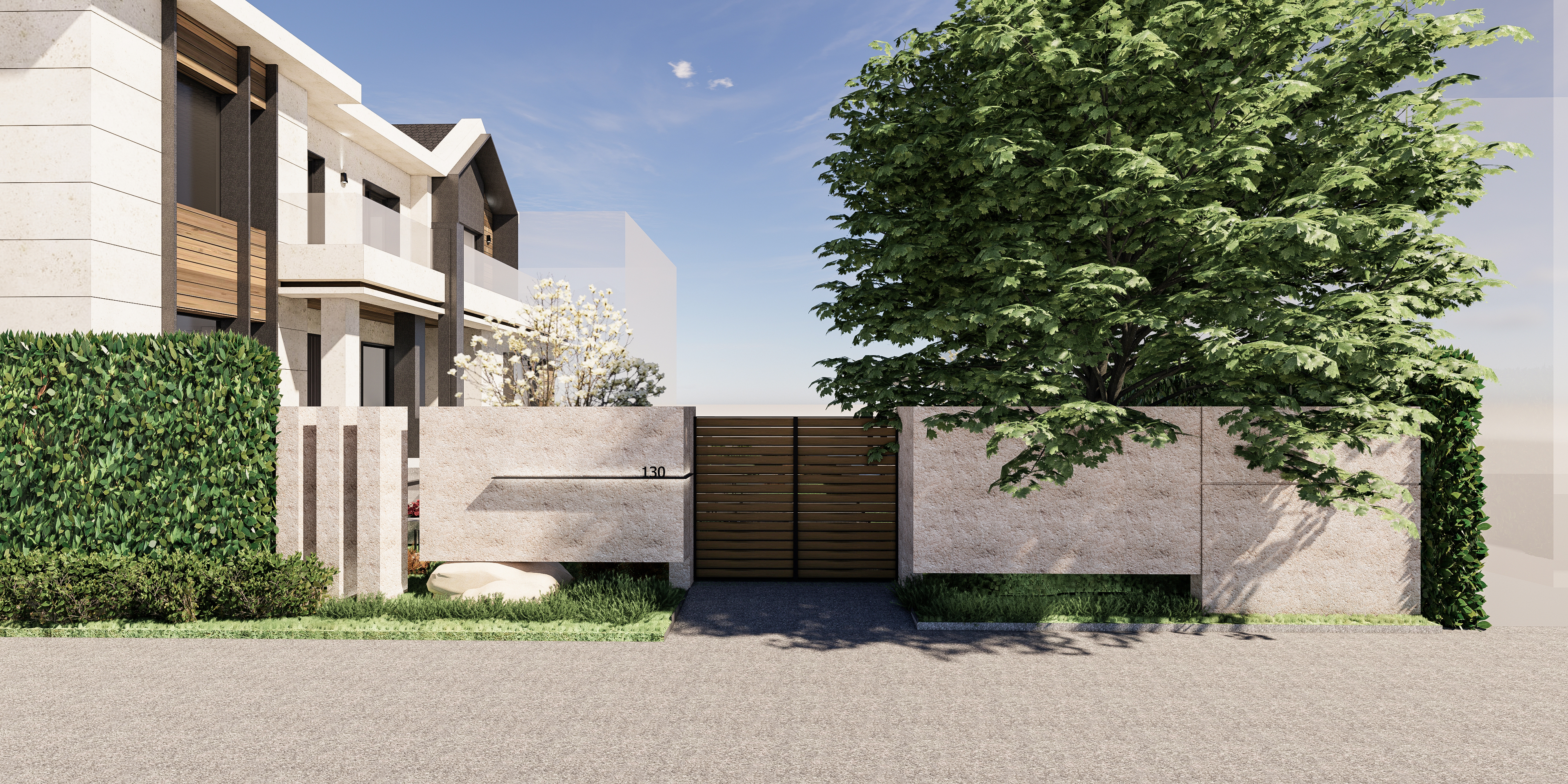 浅水湾建筑景观设计/ens渲染/2022建筑落地-5