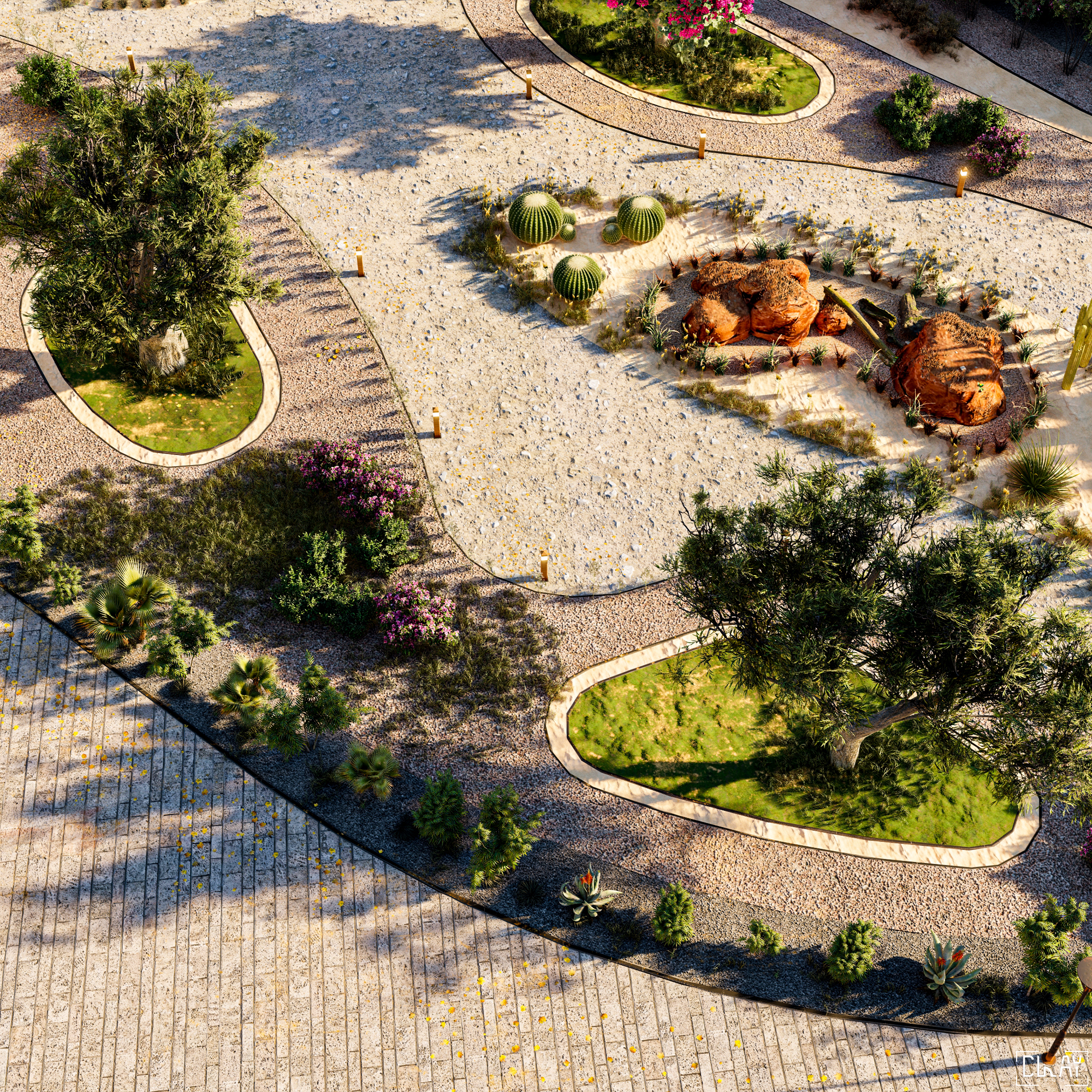 沙特私人别墅景观设计丨沙特阿拉伯丨Clay Studio-18