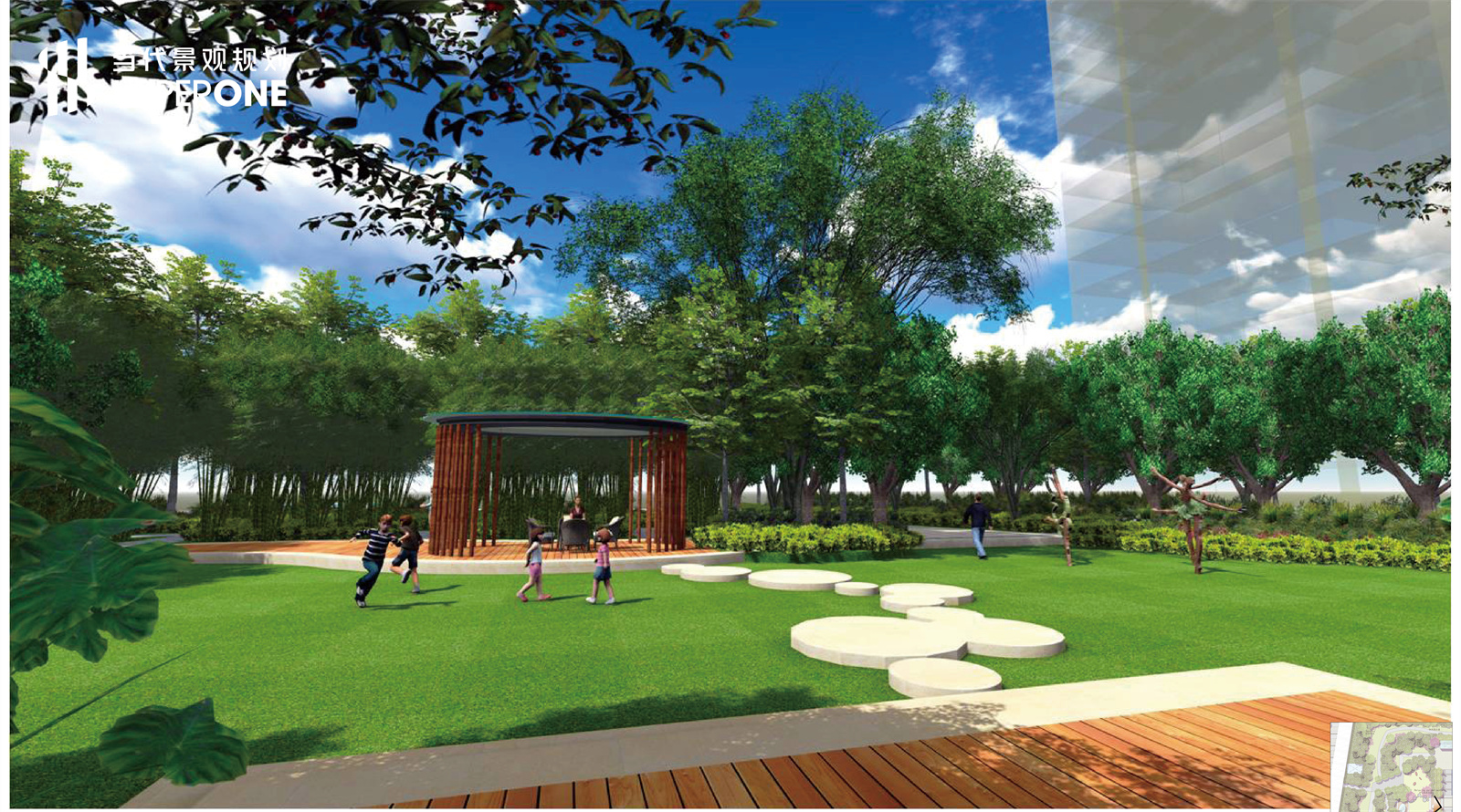 江西赣州江湾名都景观设计分享|当代景观规划-7