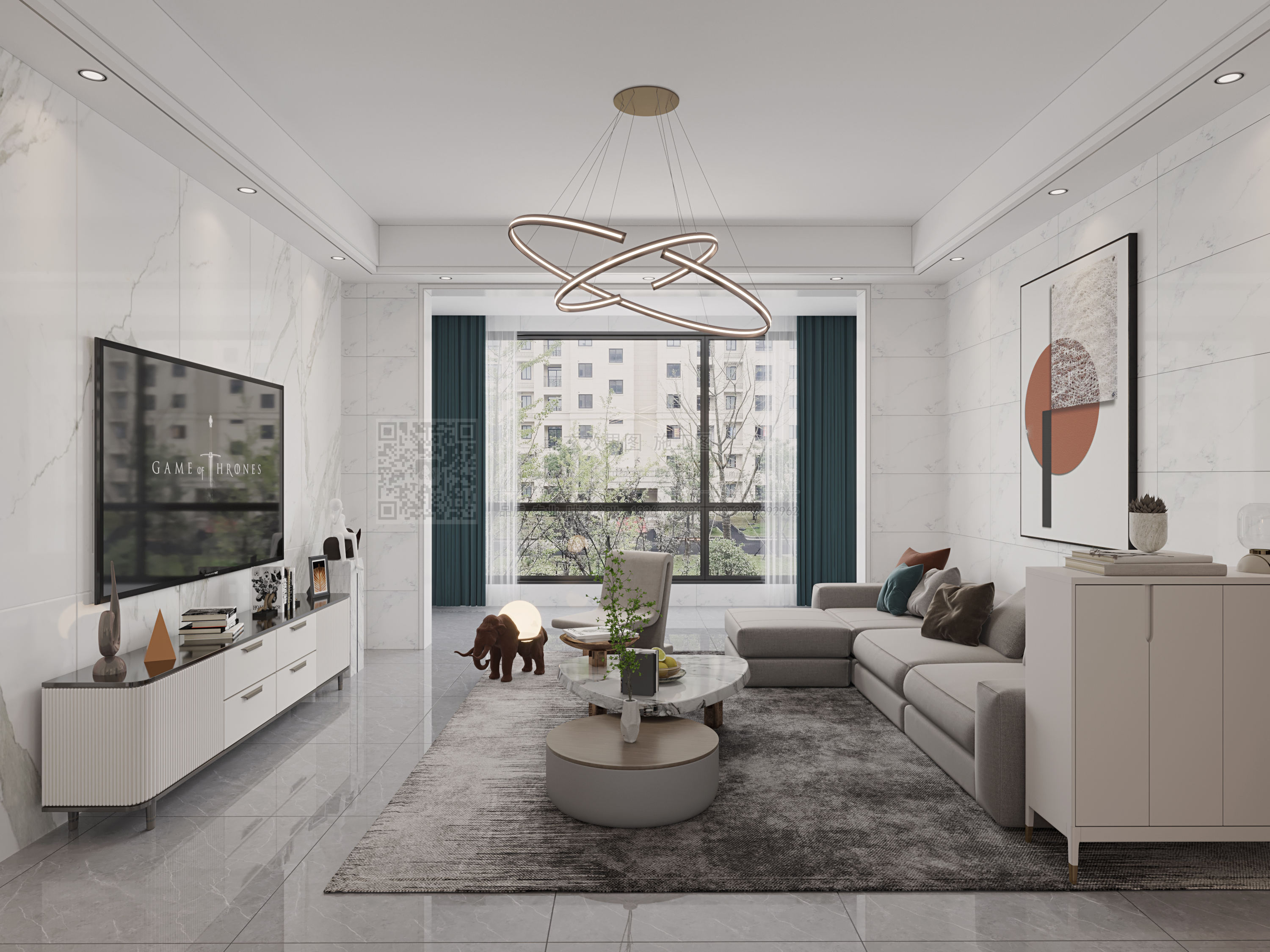 现代平层设计典范 · 强大小宇宙的温馨家园-6