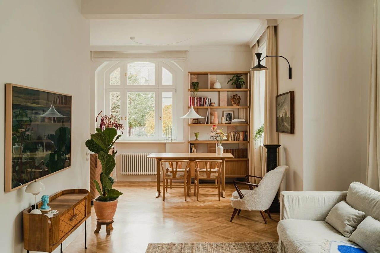 70㎡的小宅,一家三口住,居然还能如此精致,女主太厉害了!-0