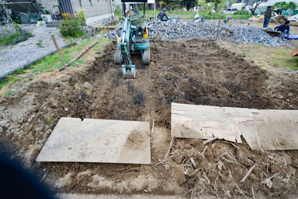 根の上の石場建て３土木工事１「伝統工法の土木」丨日本长野丨水野設計室-29