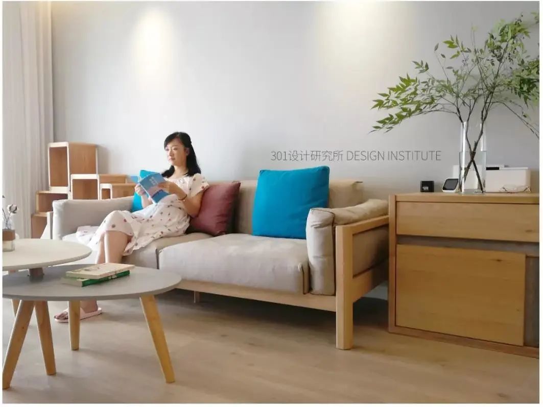 82㎡阳光小居，原木白灰打造甜蜜空间-35