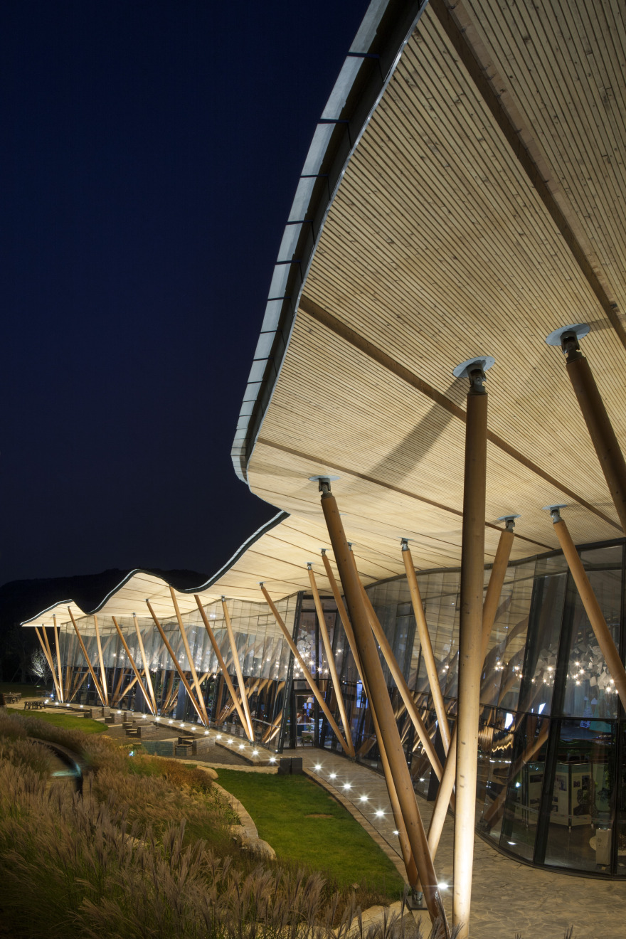 青岛珍珠山游客中心——现代建筑与传统元素的完美融合-29