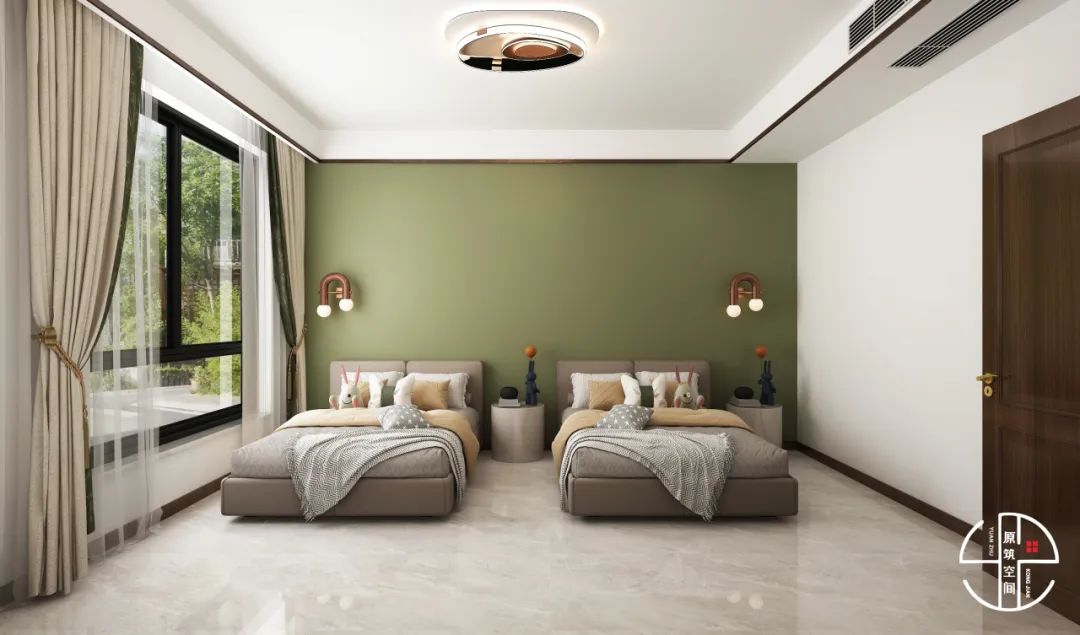 新中式风格 · 红星天铂晗园叠拼住宅设计丨原筑空间孙丽娜设计组-48