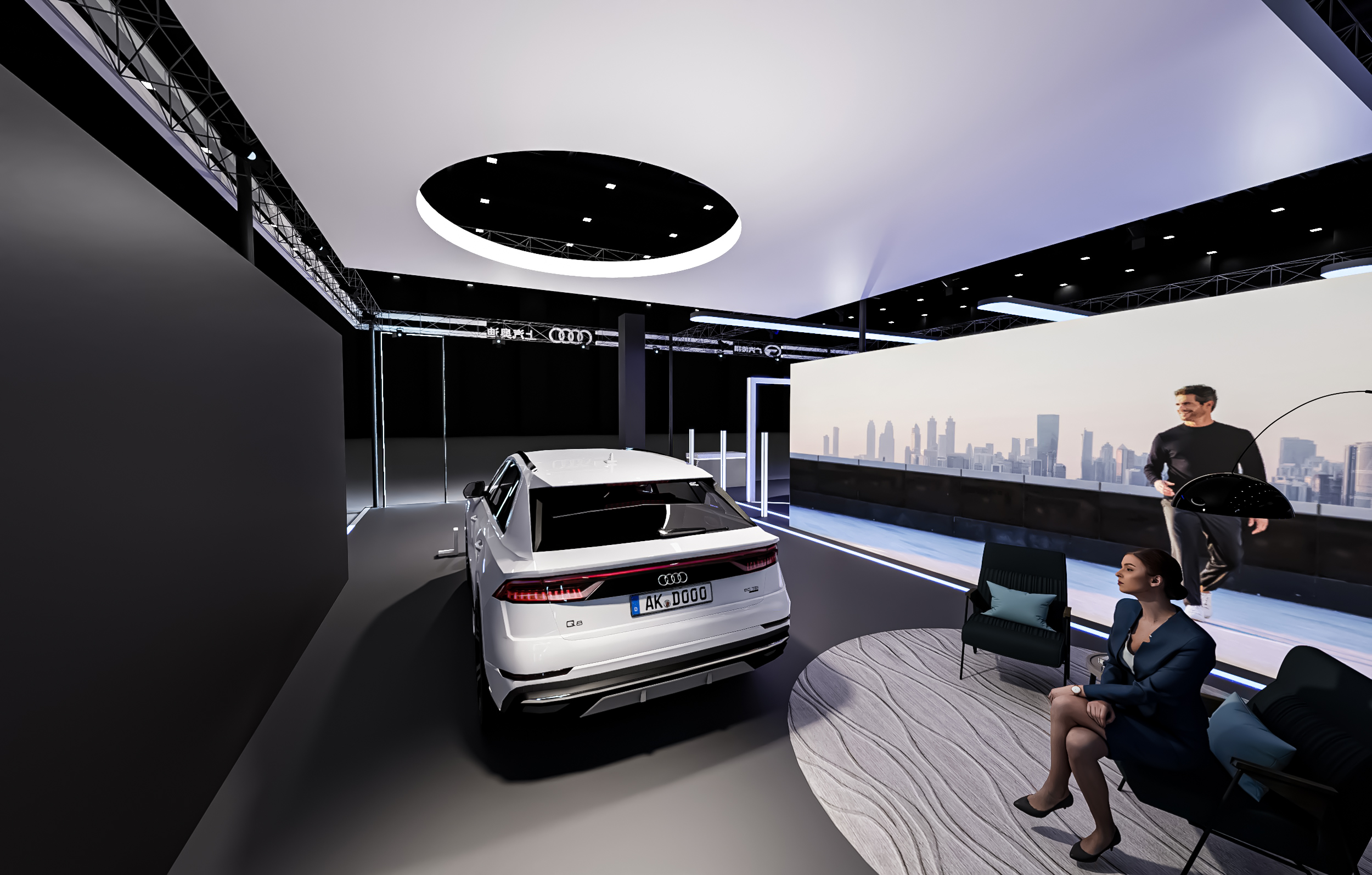 奥迪-小鹏-塞力斯汽车-广汽传媒-理想汽车车展-2