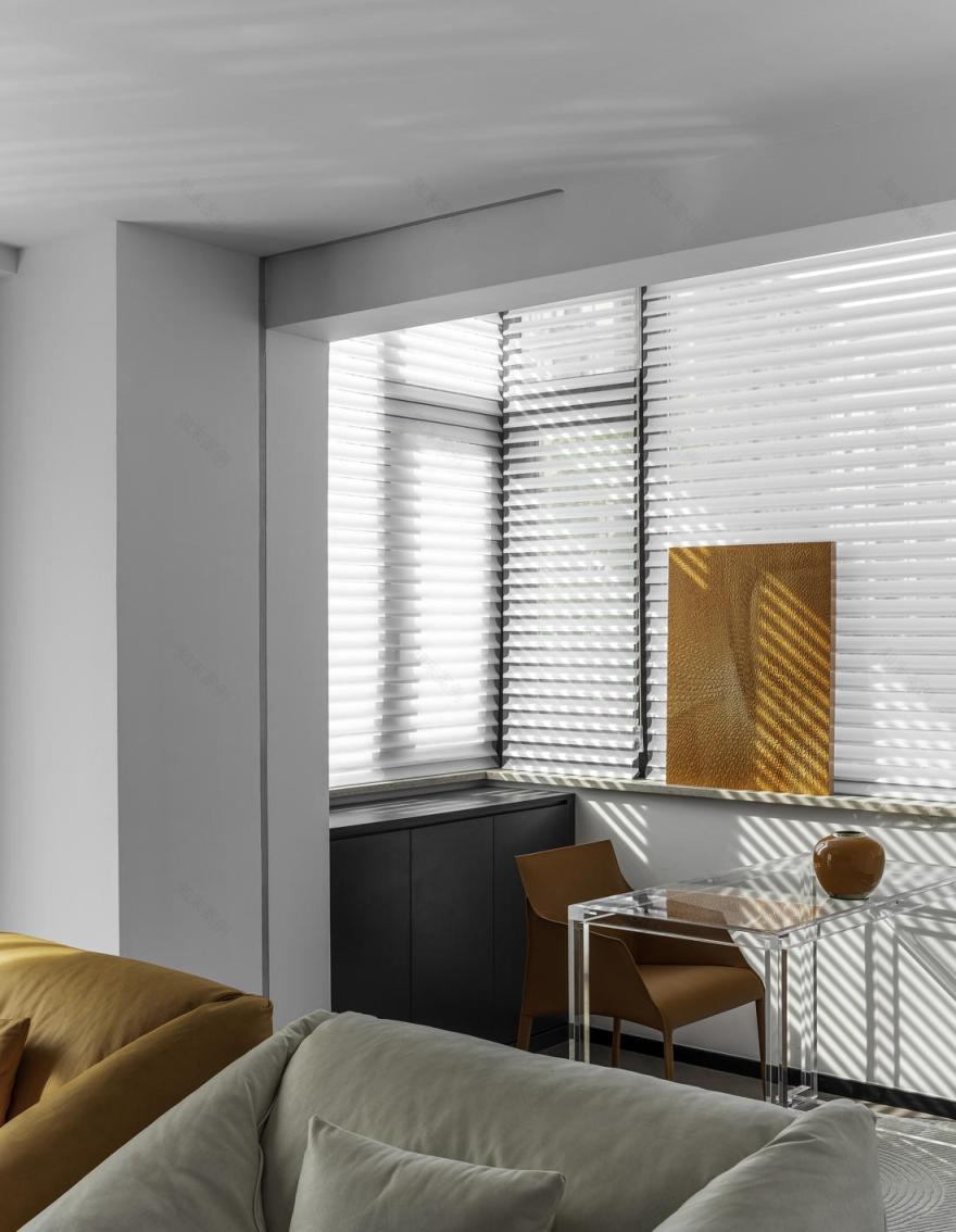 黑白灰的现代气质 · 西厨区与休闲区的完美融合-16