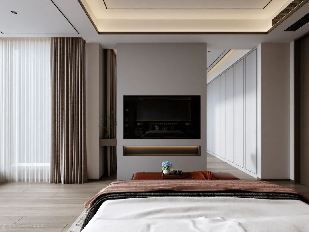 湖南浏阳长兴城 500㎡新中式叠墅丨中国湖南丨纵向·空间设计-22