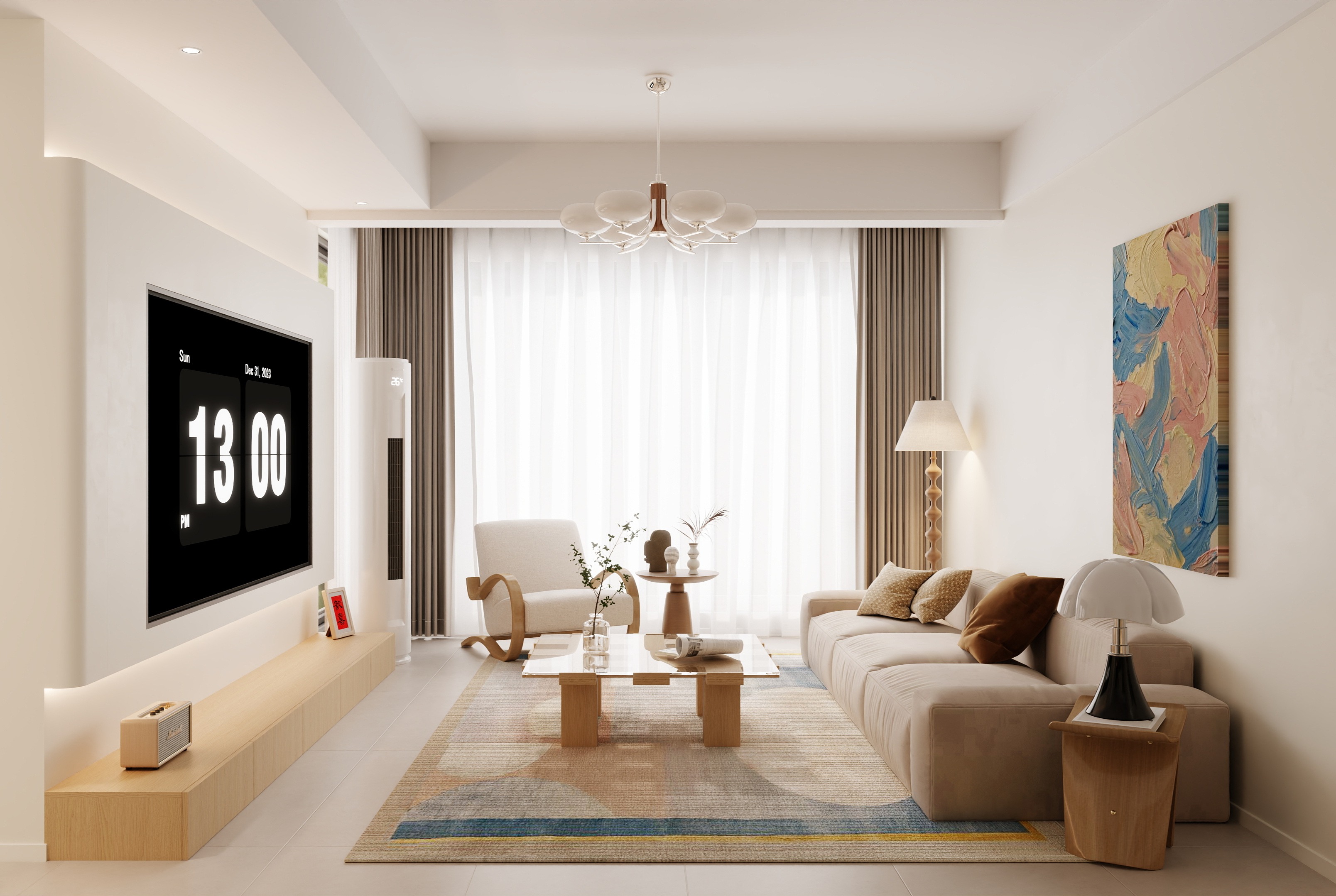 原木多奶油巴胺-让空间充满色彩-3