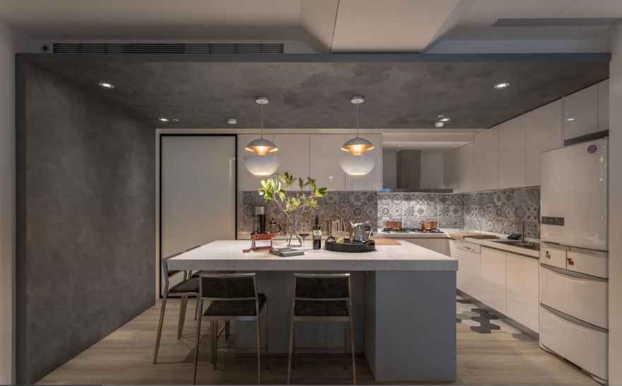 现代风格 115㎡新婚宅,格局调整与多元媒材的巧妙融合-17