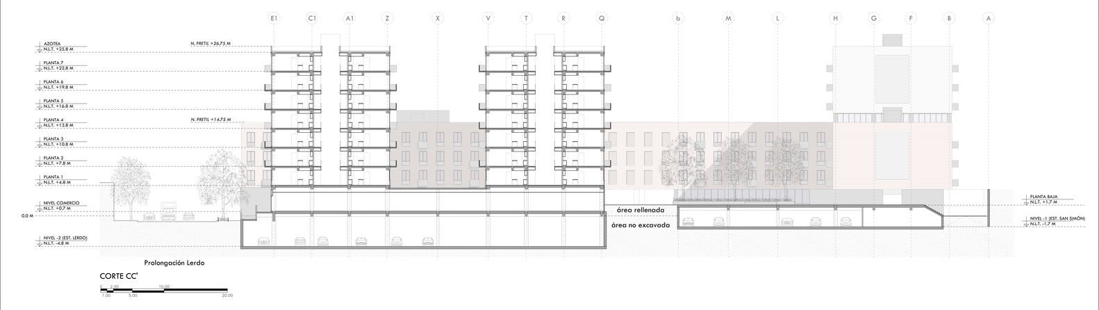 墨西哥圣西蒙多彩公共空间住宅-21