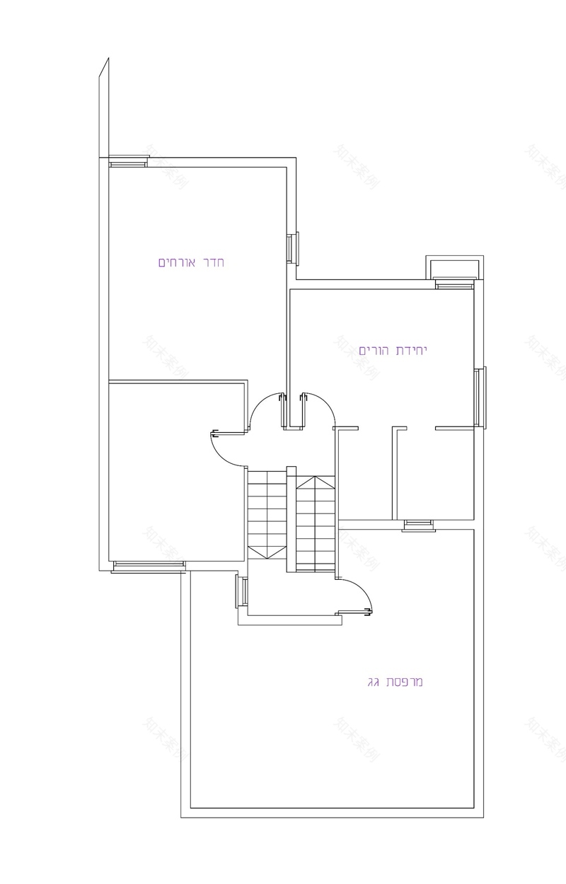 成年子女住宅重新设计打造私密空间项目丨以色列丨西格·菲尔德·利博维茨 SI DESIGN-42