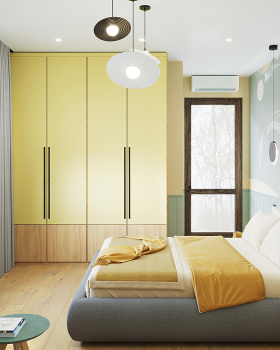 儿童房及儿童房与浴室室内设计项目丨Natalya Zolotova