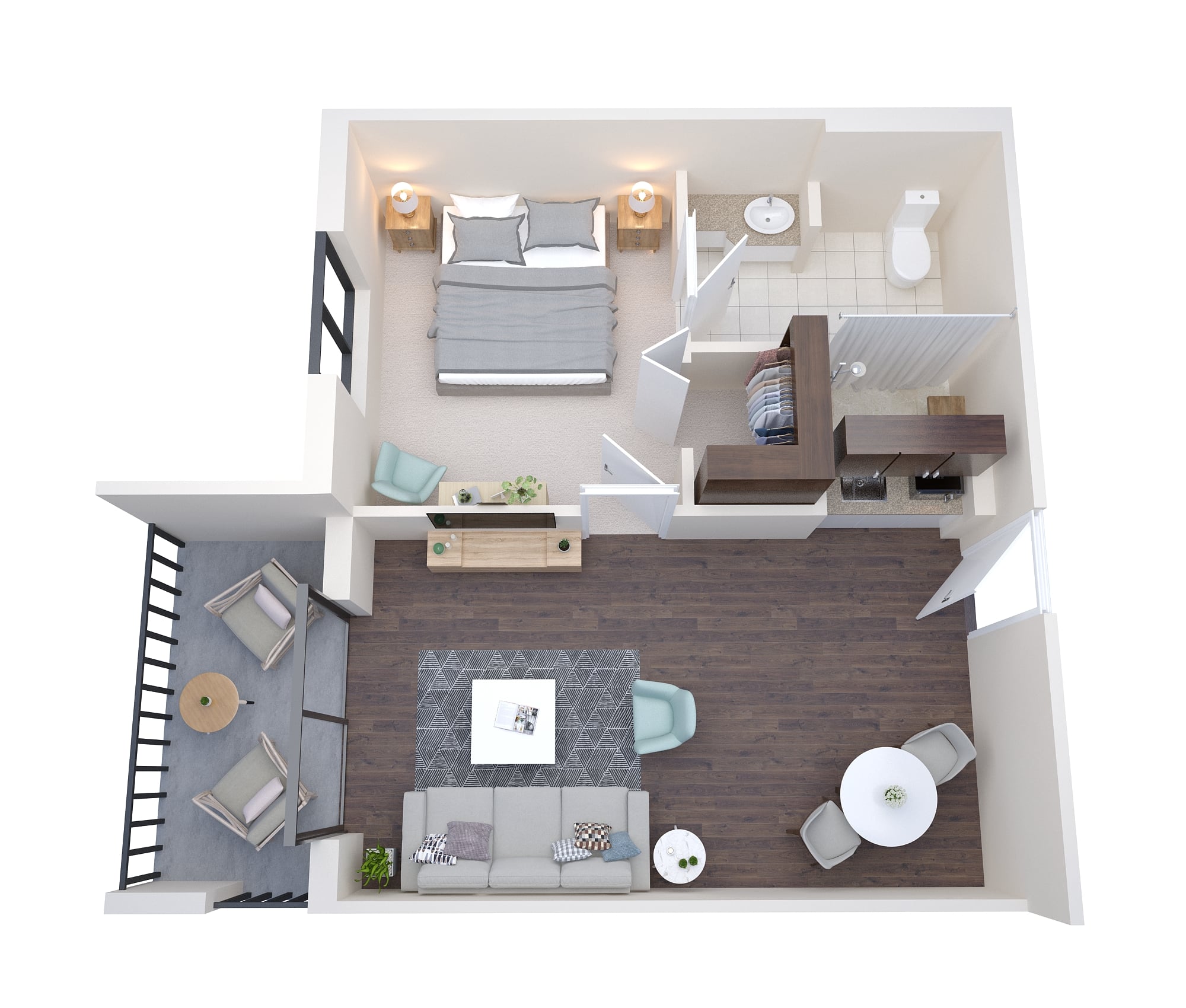3D Floor Plan Rendering Spokane, Washington | The 2D3D Floor Plan Company-24