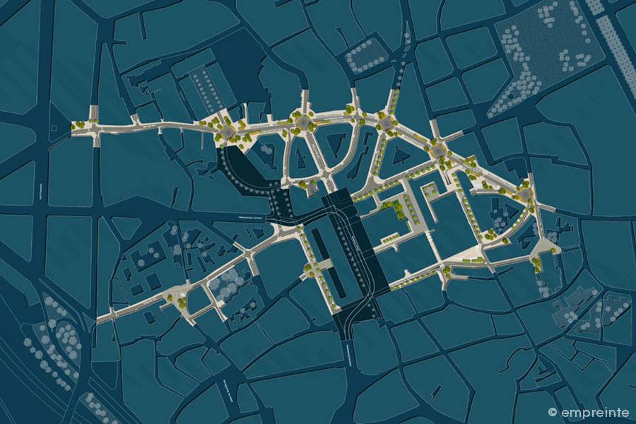 市中心公共空间整治项目丨法国丨Pierre Gangnet,Empreinte,OTH,Llorka-30