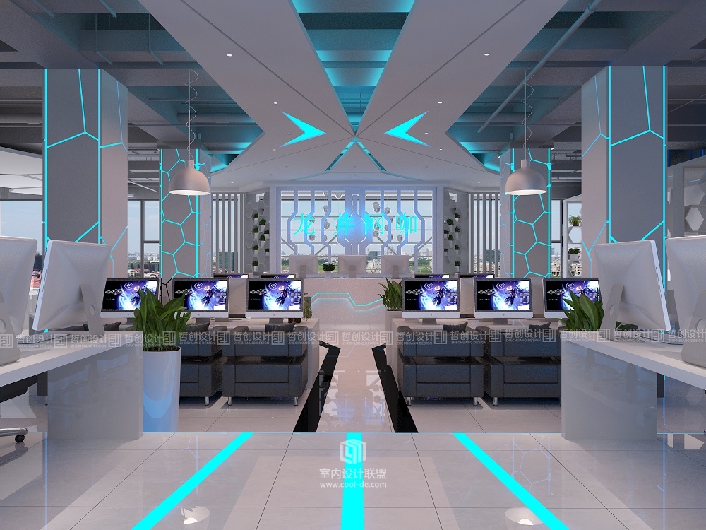 昆明专业网咖装修设计效果图分享 昆明网咖装修设计-20