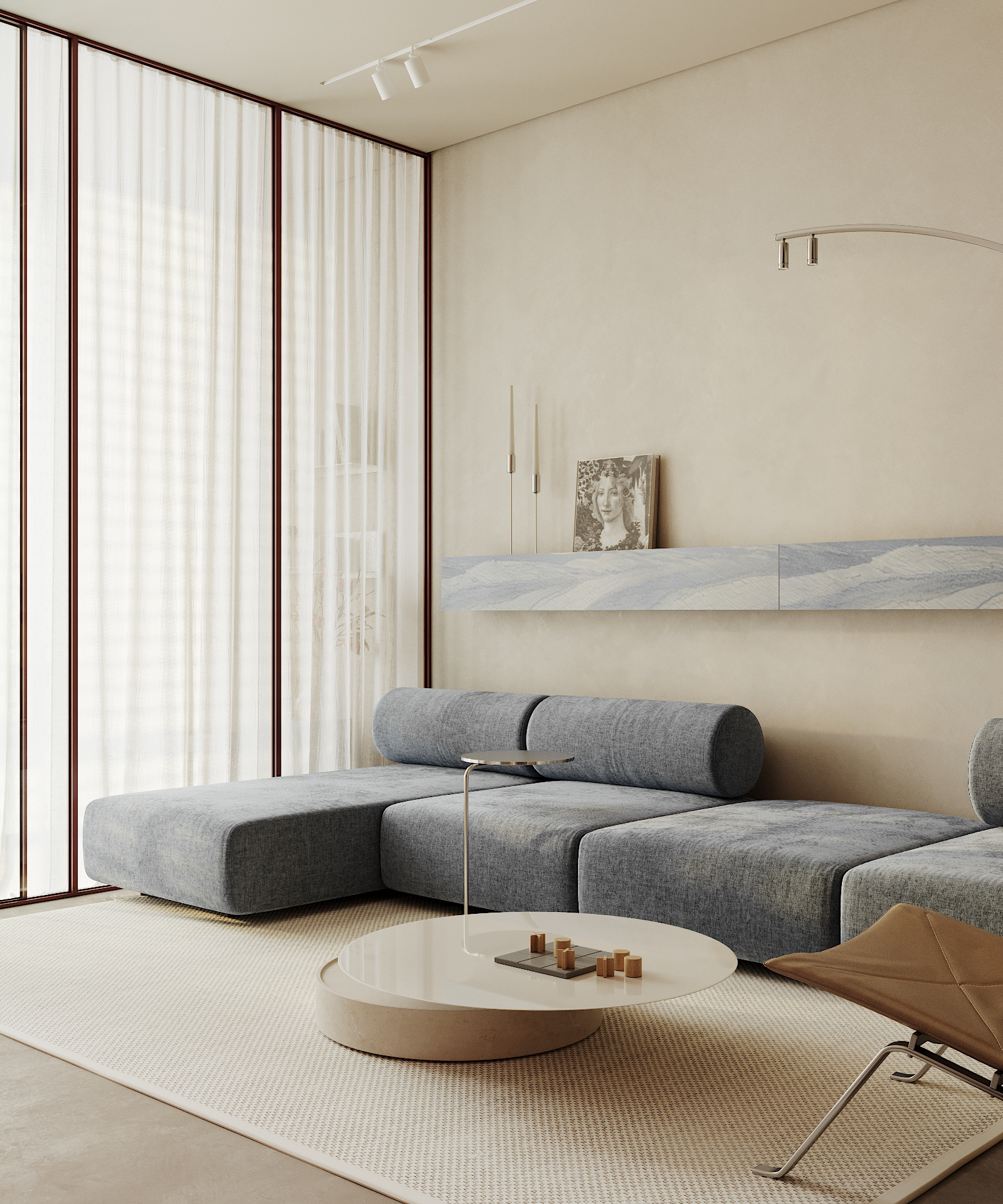 75平 极具质感的小空间设计！-2