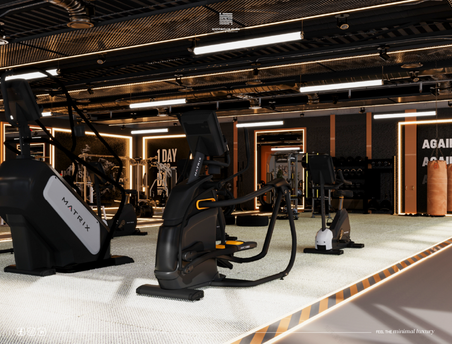 Lu·ury可能是拼写错误,推测可能是Luxury ,如果是这样,可翻译为:奢华平板健身馆 丨沙特阿拉伯吉达丨A2Z Architects-8