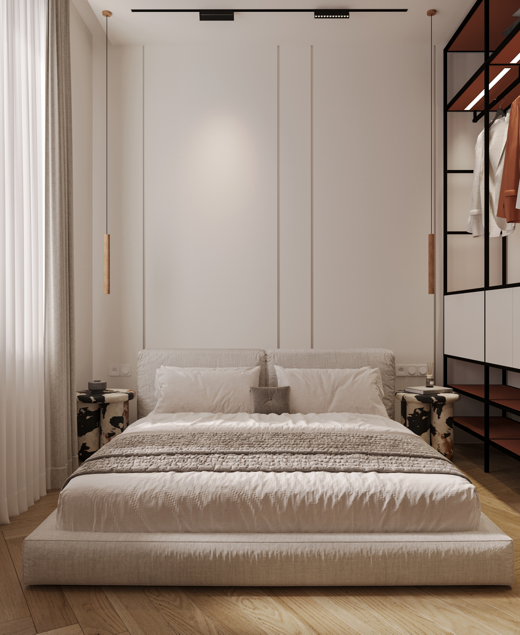 Flat interior design, Tbilisi, Georgia, 2024-5