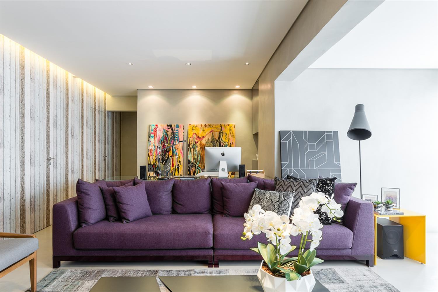 巴西 Apartamento GO · 现代简约风格的多功能公寓设计-7