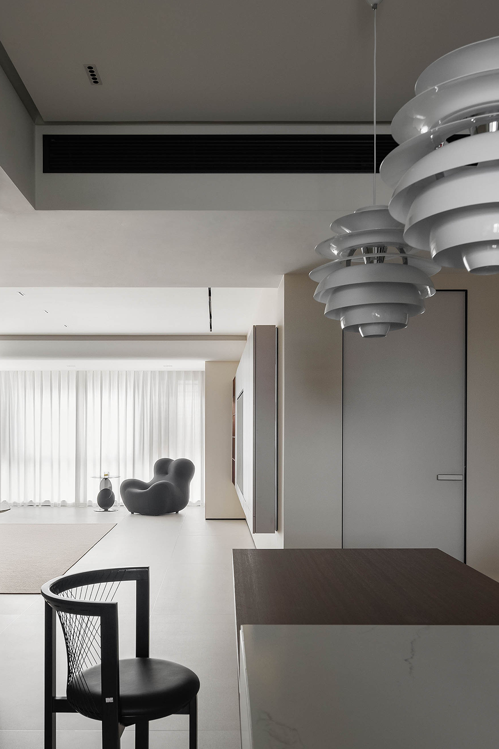 现代简约私宅空间设计丨科盛装饰设计-11