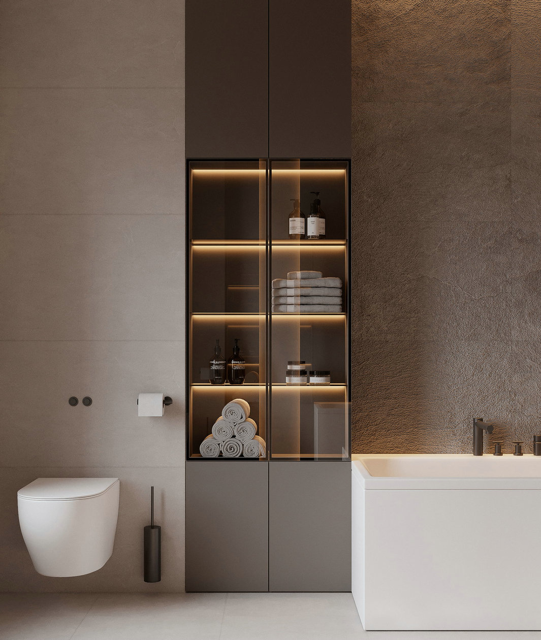 94㎡高级色系公寓设计-22