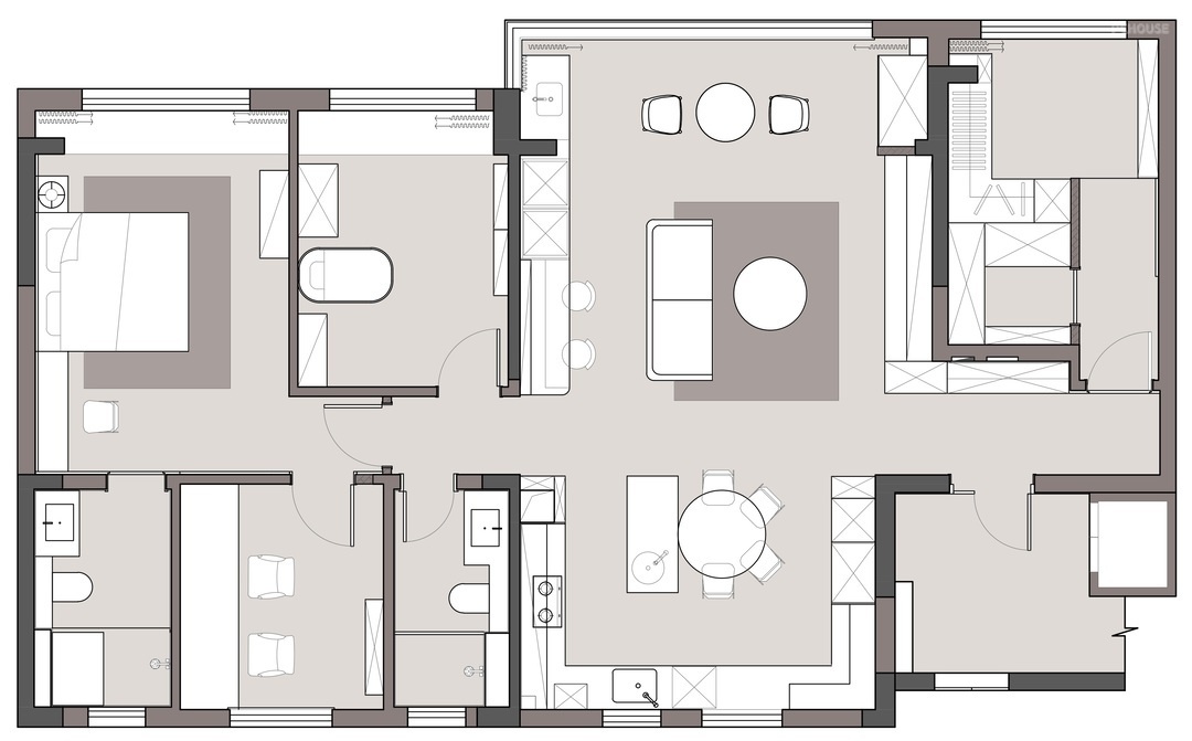 原木风婚房设计丨中国南京丨可米设计-41
