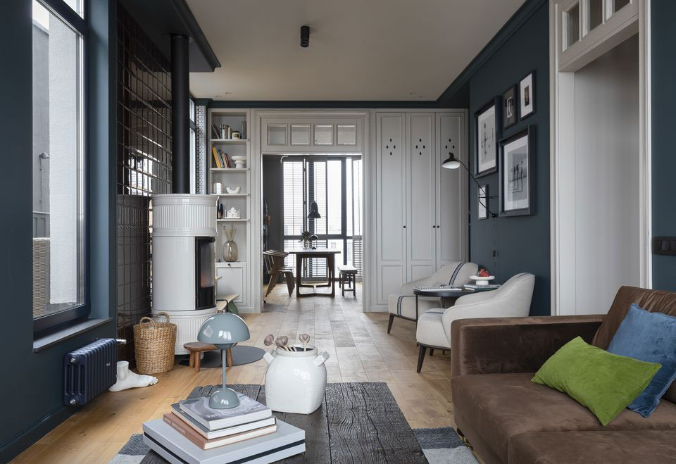 乌克兰基辅温馨公寓，乡村家居风格设计-3