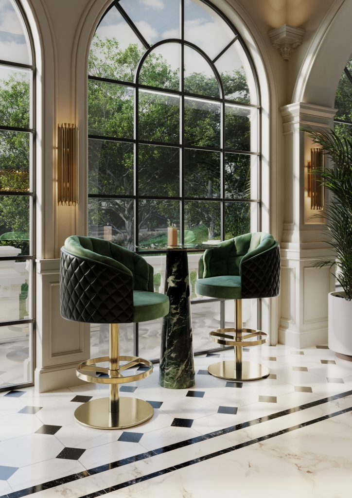 俄罗斯庄园室内设计项目-38